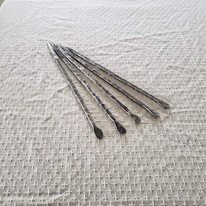 Hand Forged Stainless Steel BBQ Skewer Set (5)