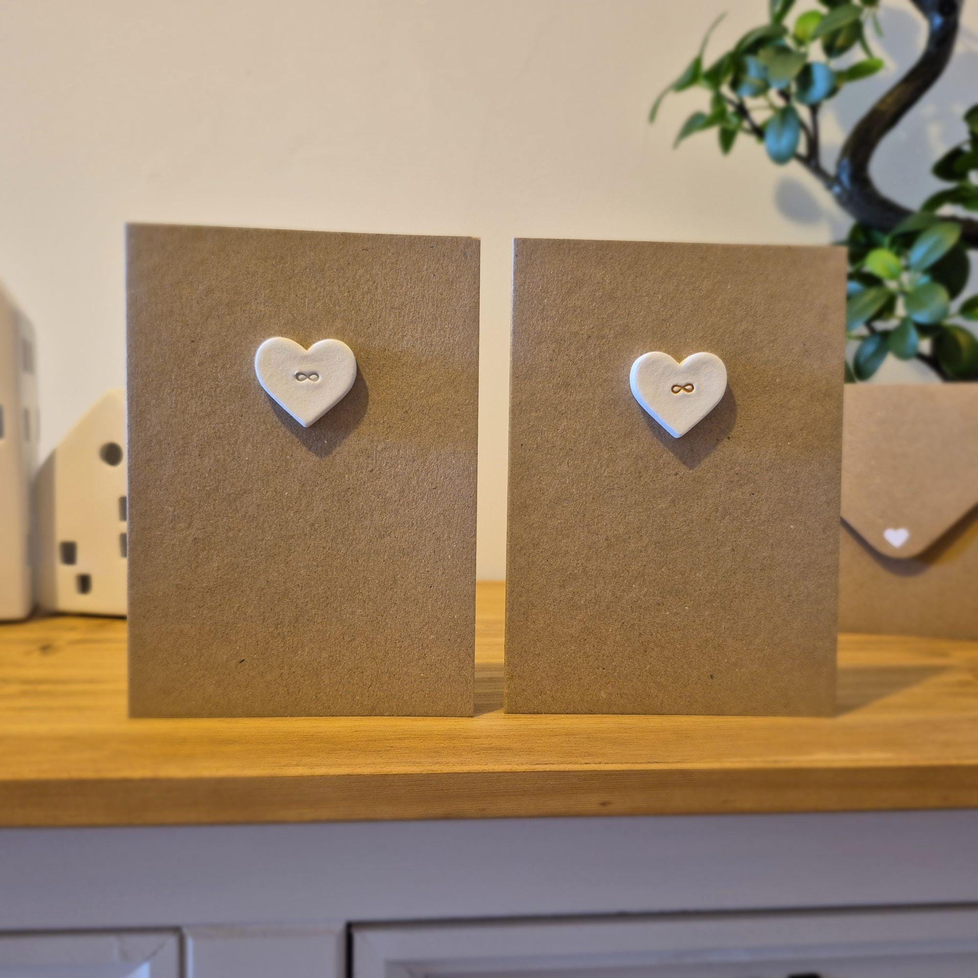Infinity Symbol Card, Anniversary Card Wife, Minimalist Wedding Card ...