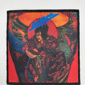 Dokken iron on or sew in patch rock band jacket clothes accessories vintage design hard rock heavy glam metal