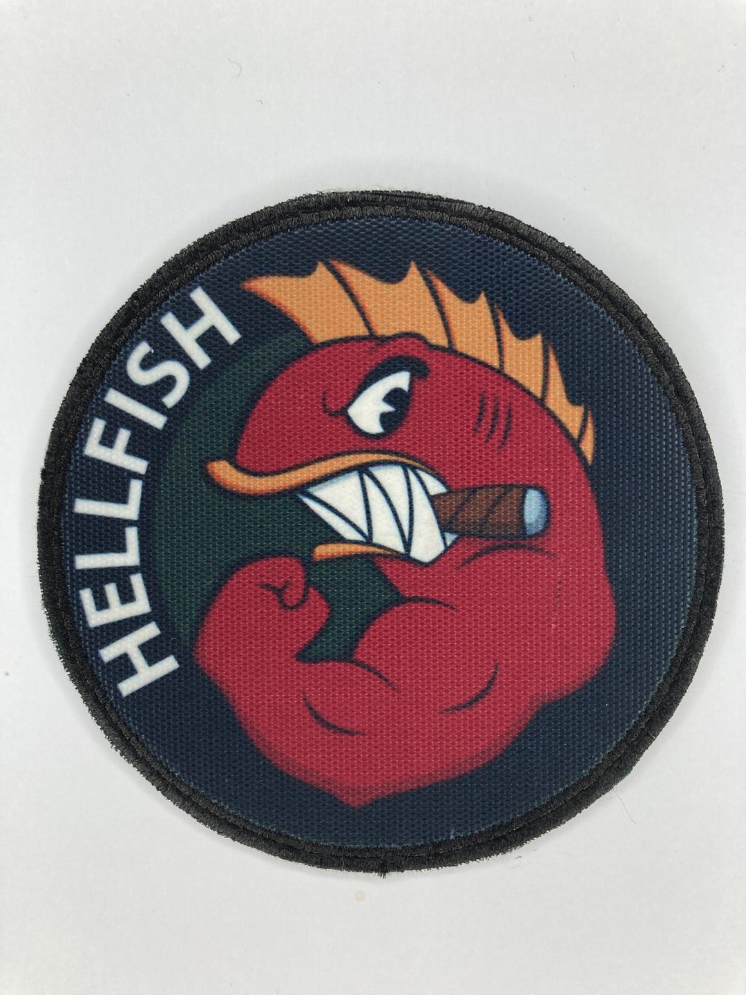 The Simpsons Flying Hellfish Iron on or Sew in Patch Jacket Clothes ...