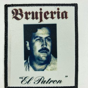 Brujeria iron on or sew in patch rock band jacket clothes accessories vintage design hard rock heavy thrash metal music