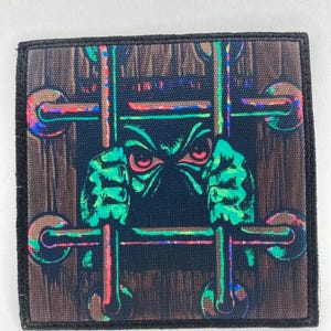 Skateboard patch iron on old school skate gator jeff grosso tony hawk vintage design vision street wear