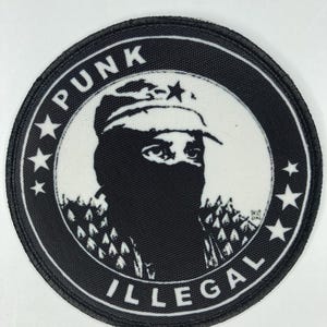 Punk patch iron on or sew in patch rock band jacket clothes accesories vintage design hardcore punk grindcore thrash metal GBH ezln