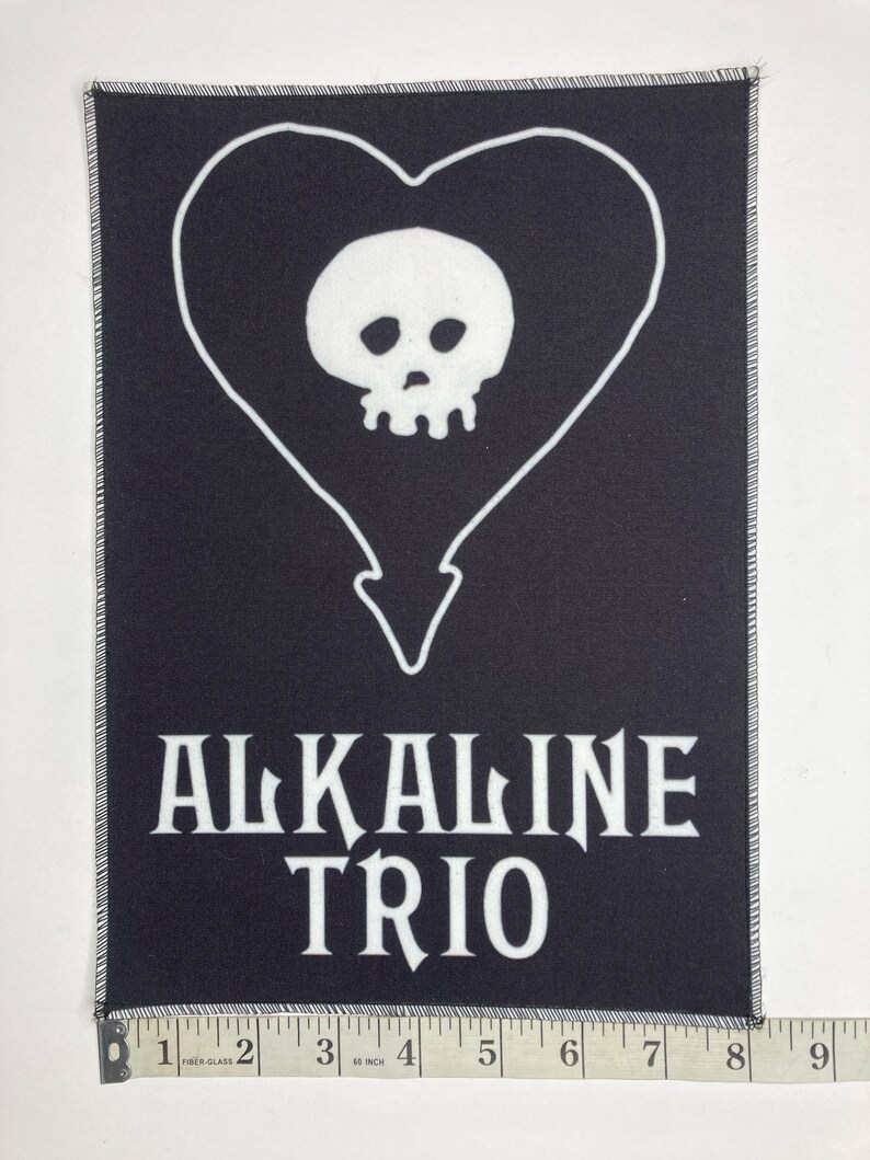Alkaline Trio Back Patch Sew on Patch Punk Rock Band Jacket Clothes