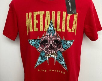 Metallica-Shirt, Größe LARGE, Heavy-Metal-T-Shirt, cooles Pushhead-Design, Hardrock-T-Shirt