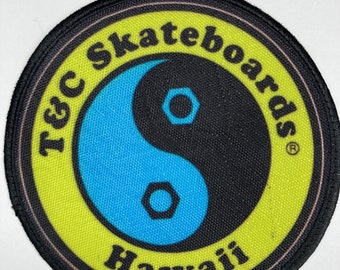 Skateboard iron on or sew for jacket and clothes accessories vintage design tony hawk jeff grosso roskopp