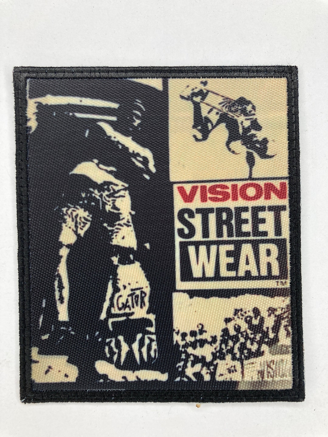 Vision Street Wear Skateboard Iron on Patch Old School Skate Etsy