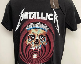 Metallica-Shirt, Größe LARGE, Heavy-Metal-T-Shirt, cooles Pushhead-Design, Hardrock-T-Shirt