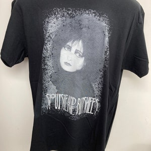 Siouxsie and the banshees shirt size LARGE unisex t-shirt goth rock tee dark music new wave