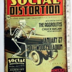 Social distortion back patch sew on patch punk rock band jacket clothes accessories vintage design hardcore rock metal music punk vest GBH