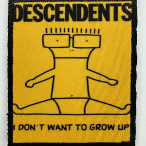 Descendents iron on or sew in patch rock band jacket clothes accessories vintage design hardcore punk bad brains