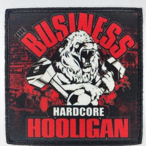 Il business stira o cuci la toppa oi punk rock band giacca vestiti accessori design vintage musica hardcore toppe punk blitz