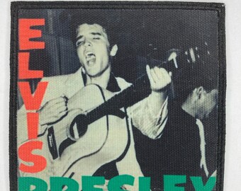 Elvis presley opstrijkbare of naai-in patch rockband jas kledingaccessoires vintage design jazz blues rock funk muziekstijl