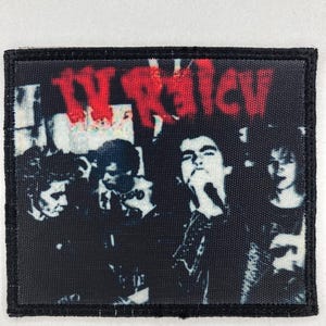 punk patch iron on or sew in  rock band jacket clothes accesories vintage design hardcore music