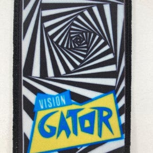 Vision street patch iron on patch old school skate psycho stick gator jeff grosso tony hawk vintage design