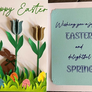 Hoppy Easter Card SVG File