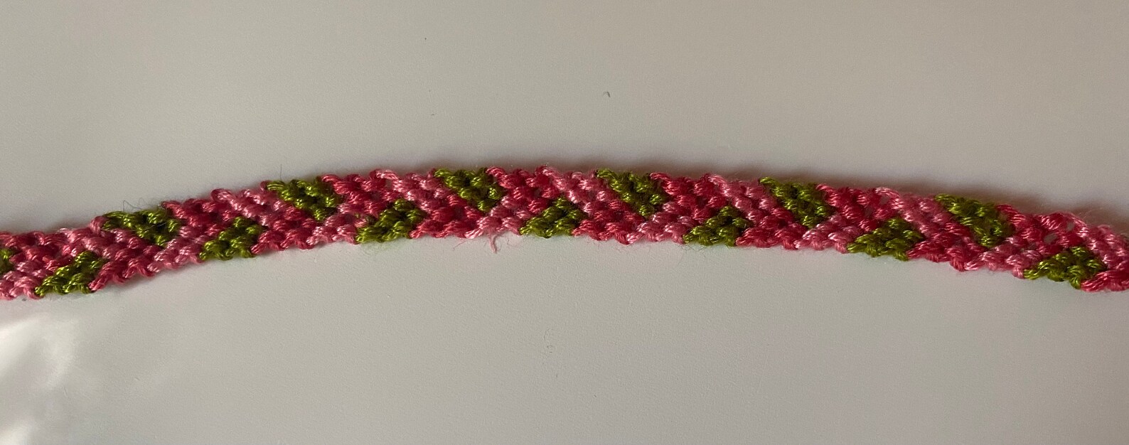 Basket Weave Pattern Friendship Bracelet Shades of Pink and Etsy