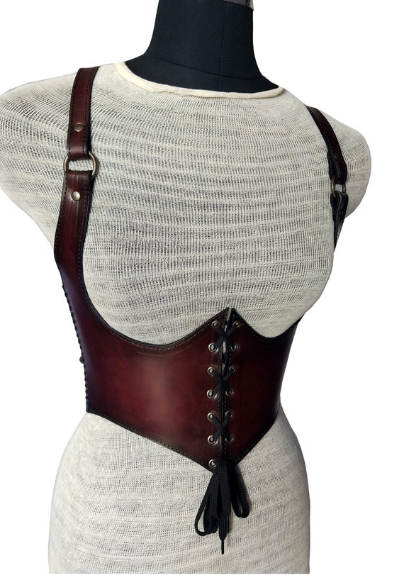Viking Leather Corset, Medieval Leather Under-bust Corset, LARP Handmade  Leather Corset, Antique Brown Handmade Armor Leather Corset -  Canada