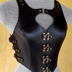 Handmade Leather Cuirass: Medieval Viking Armor - LARP SCA Costume image 6