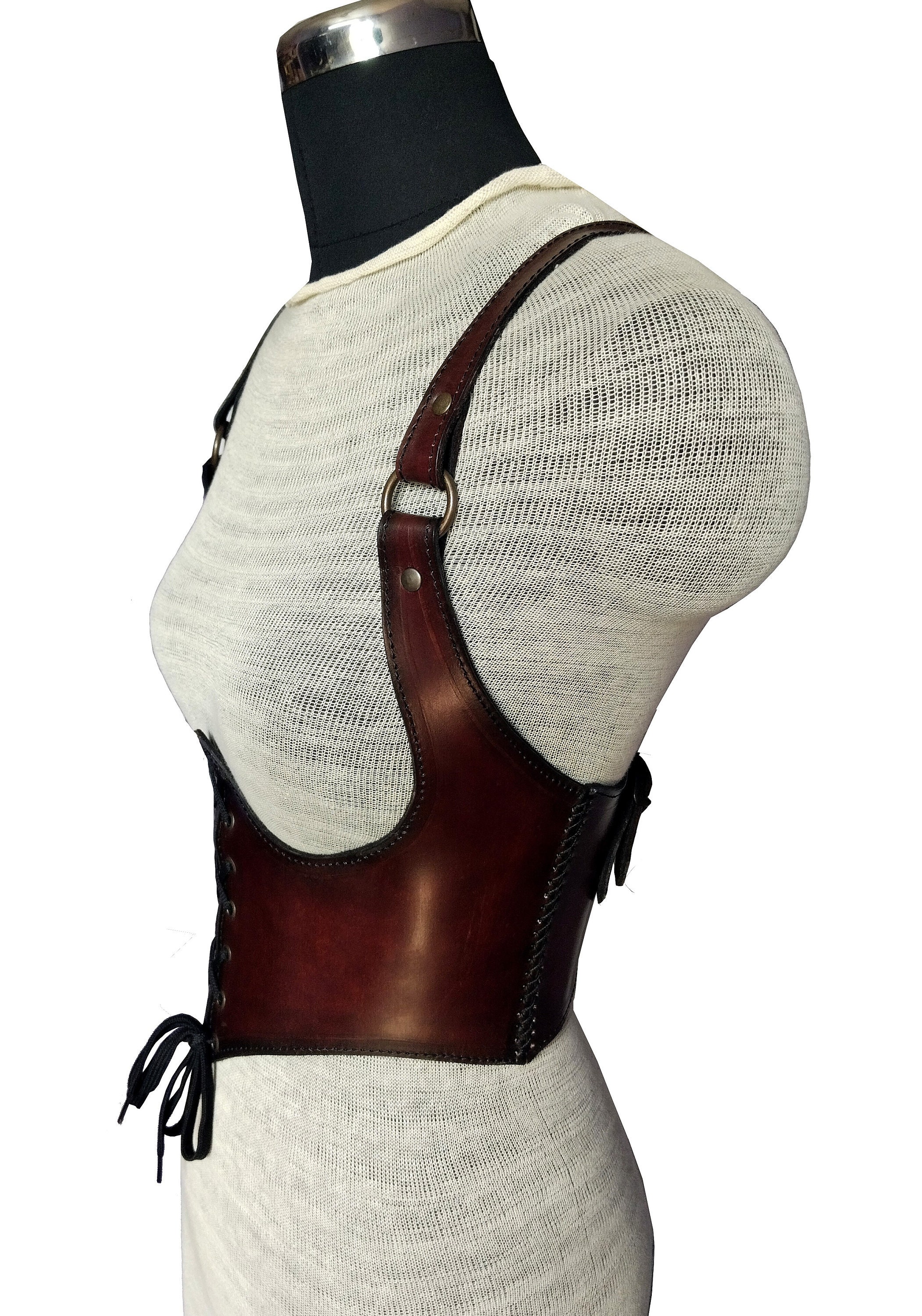 Medieval Leather Under-bust Corset, Viking Leather Corset, LARP Handmade  Leather Corset, Handmade Armor Leather Corset, Antique Green Corset -   Canada
