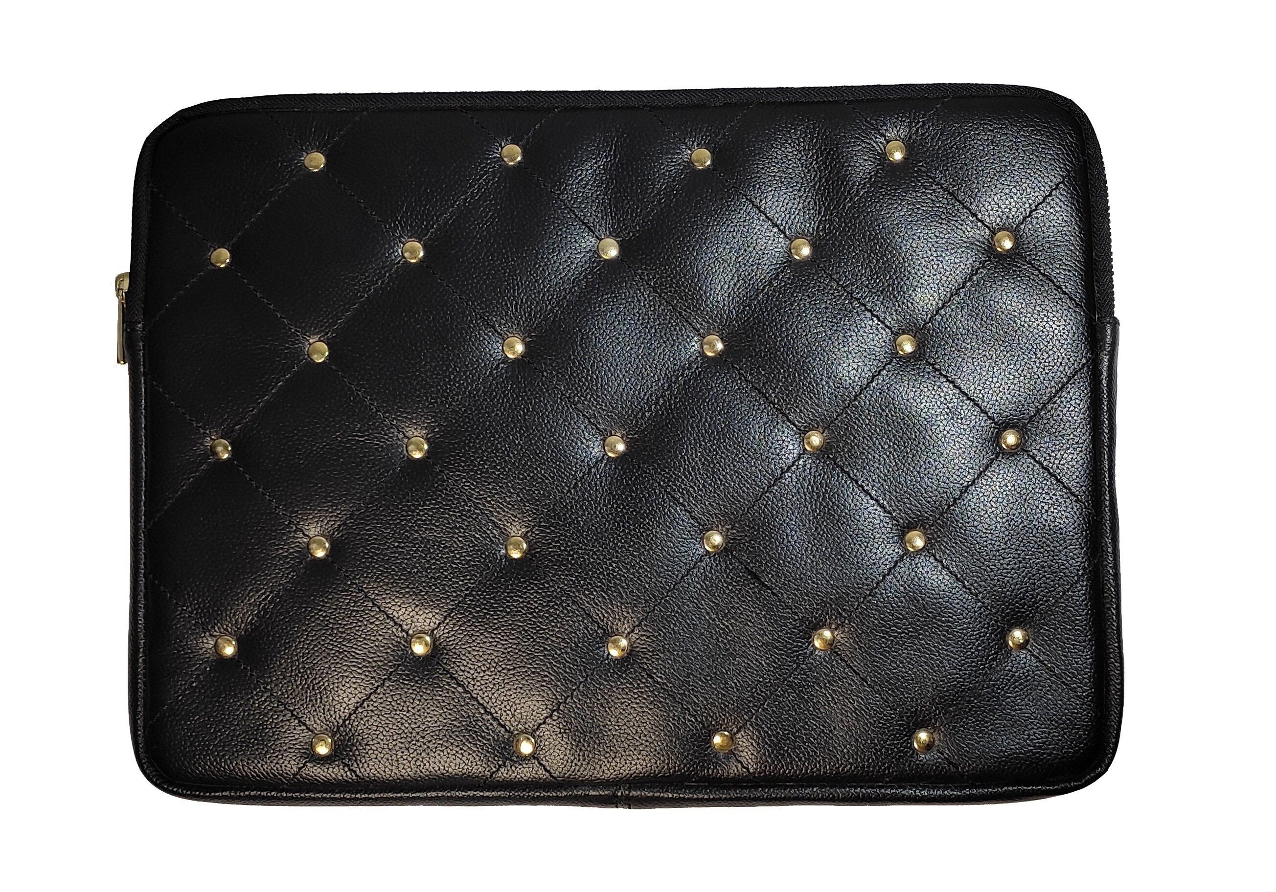 Designer Genuine Leather Women Laptop Sleeve Padded Leather Etsy UK