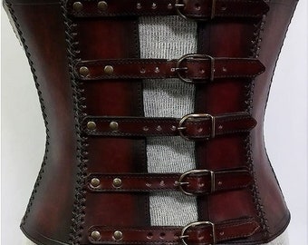Medieval Leather Under-Bust Corset, Larp Handmade Leather Corset at Rs  1865/piece, Leather Corset in Pondicherry