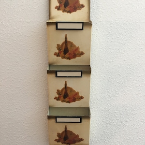 Vintage Metal Letter Paper Wall Holder