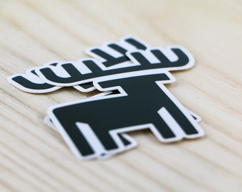 Mooseworks Vinyl Sticker - 3x3"