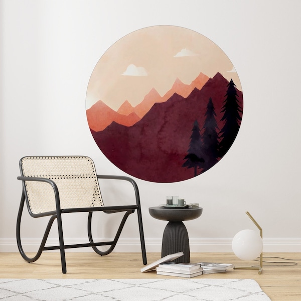 Circle Wall Decals Etsy