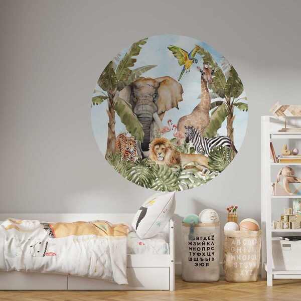 Safari Wall Decal Etsy