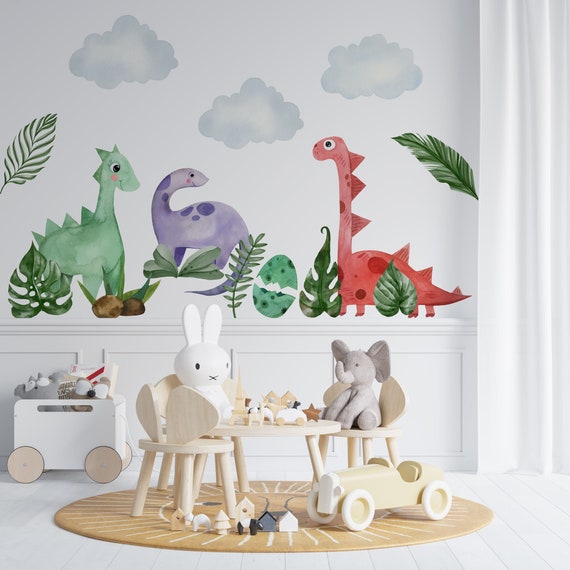 3D Dinosaur Wall Sticker - Realistic Vinyl Decor for Kids – Decords
