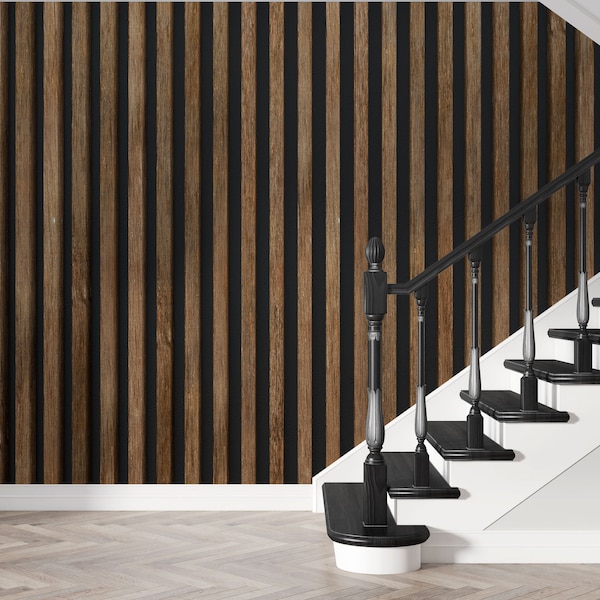 Wood Look Wallpaper Etsy