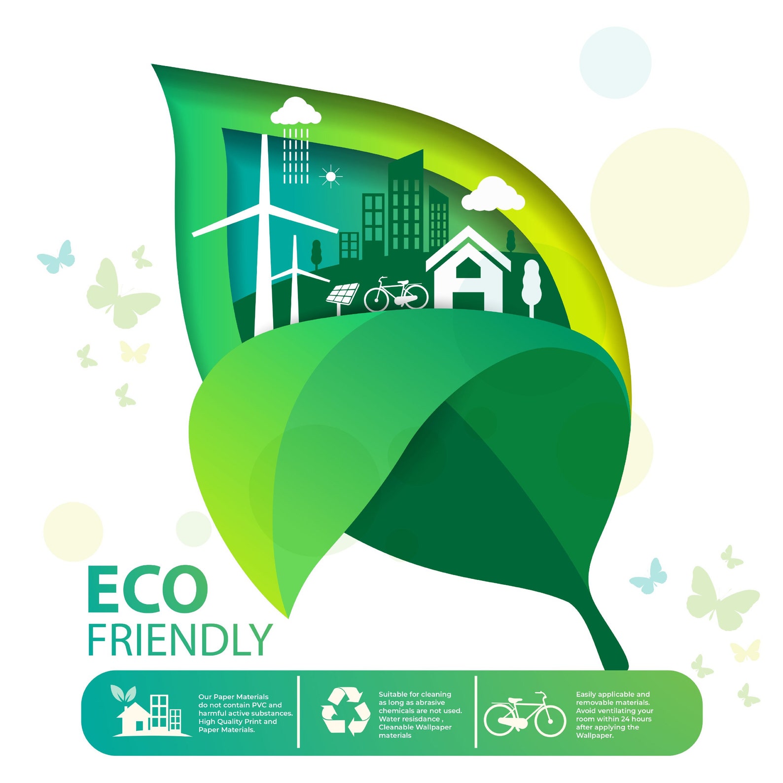 Gold Leaf Green Wallpaper Peel and Stick Henna Green Golden Etsy