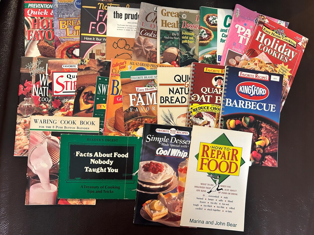Vintage 1970s–1990s Brand Name & Specialty Cookbook Bundle - Lot of 20 ...