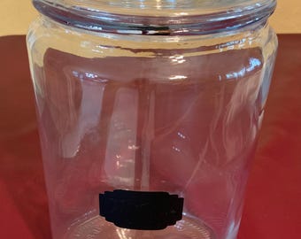 Elegant Italian Glass Beverage Dispenser by S.V.E. Vetri Speciali