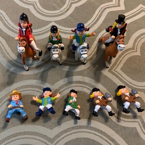 Diverse Collection of Equestrian Figurines Toys