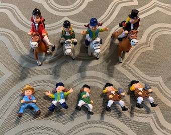 Diverse Collection of Equestrian Figurines Toys