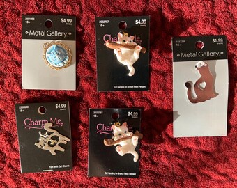 Adorable Cat Charm and Pendant Collection - Metal Gallery & Charm Me
