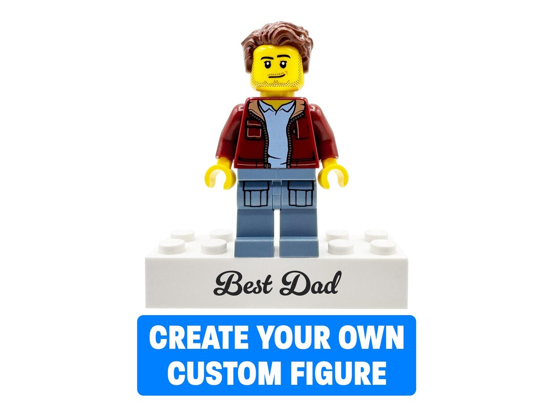 Best Dad – Personalized LEGO® Figure – Custom Minifigure Gift for ...