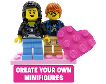 Couples in love - Personalized LEGO figures / Create your own LEGO minifigures - the best Valentine’s day / anniversary gift for her & him