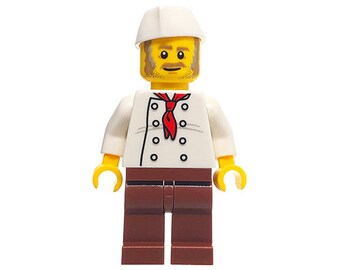 Lego Ciudad Hembra Chef Panadero Minifig Ciudad Nuevo 