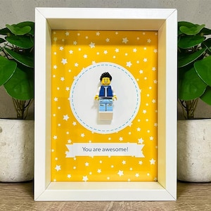 Gepersonaliseerde figuren (LEGO® Parts) - lijst - maak je eigen - unieke cadeau-ideeën voor hem/haar, mannen/vrouwen, vriend/vriendin