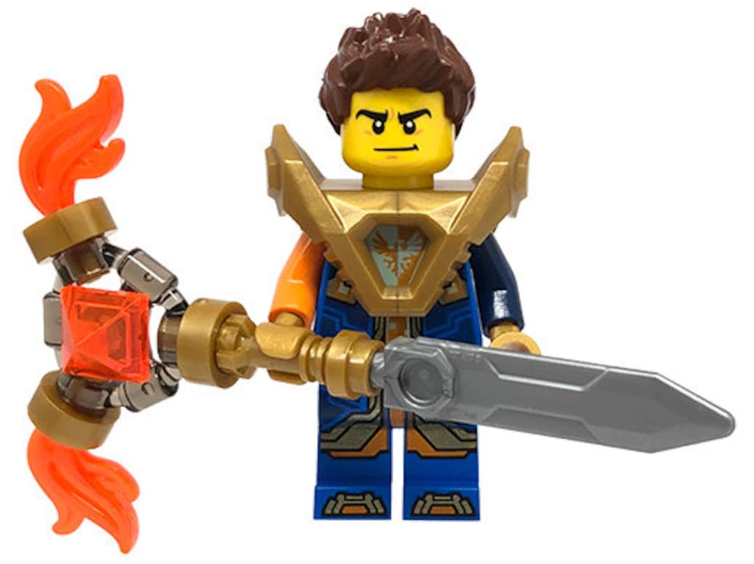 LEGO Nexo Knights Minifigure Knight Clay With Weapon Etsy
