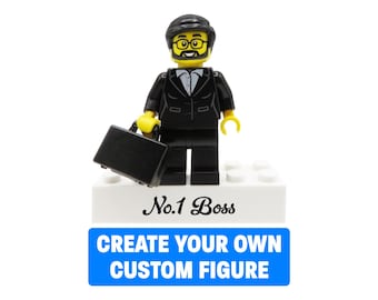 Boss / Manager – Personalized LEGO® Figure – Custom Minifigure Gift for Appreciation, Promotion or Birthday