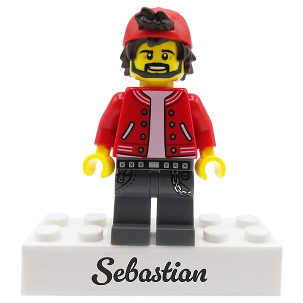 Gepersonaliseerde LEGO figuren + Jouw tekst - gepersonaliseerd cadeau voor hem of haar, mannen & vrouwen - Creëer je eigen aangepaste LEGO minifiguur/personage