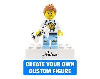Gamer – Personalized LEGO® Figure – Custom Minifigure Gift for Boyfriend or Husband, Birthday or Christmas