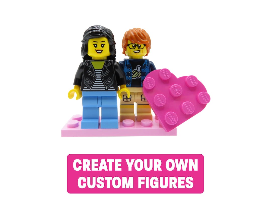 Personaggi di coppia LEGO® personalizzati: un regalo carino per lui, marito  o fidanzato per San Valentino o anniversario Personaggi personalizzati