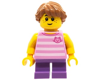 Lego Mädchen mit Brille Sommersprossen Kind Minifigur Figur City cty0908 Neu Lego Mädchen mit Brille Sommersprossen Kind Minifigur Figur City cty0908 Neu
