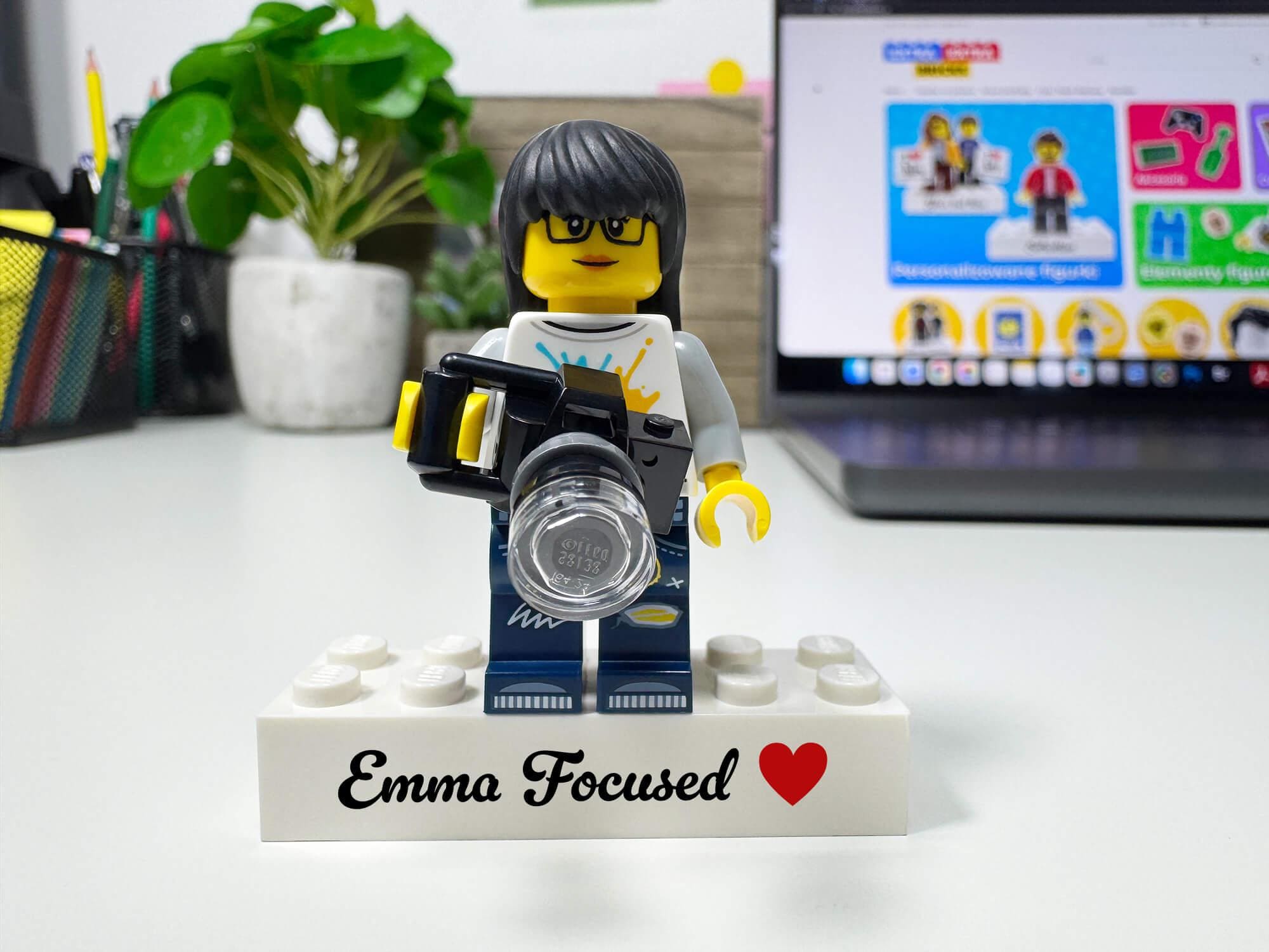 Photographer – Personalized LEGO® Figure – Custom Minifigure Gift for ...