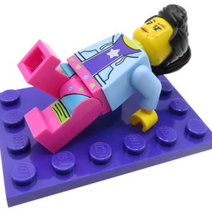 Custom Minifigure - Fitness lover - made of LEGO parts - perfect gift for fitness / sports lover, personal trainer, wife, girlfriend